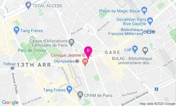 Localisation Isabelle Noble Bourillot