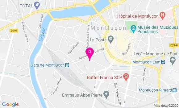 Localisation Francois Brivady