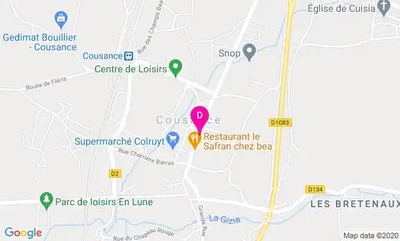 Localisation Jean Yves Bonhomme