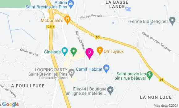 Localisation Justine Lievre
