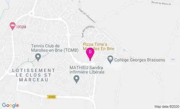 Localisation Aurelie Brunaud