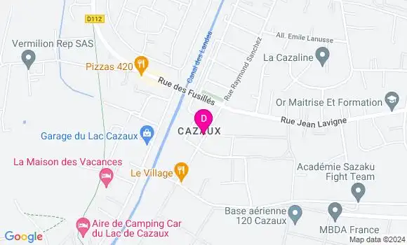 Localisation Elisabeth Marot Lafranque