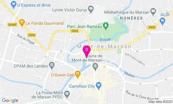 Localisation Michel Lajuncomme