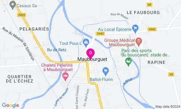 Localisation Daniel Begue