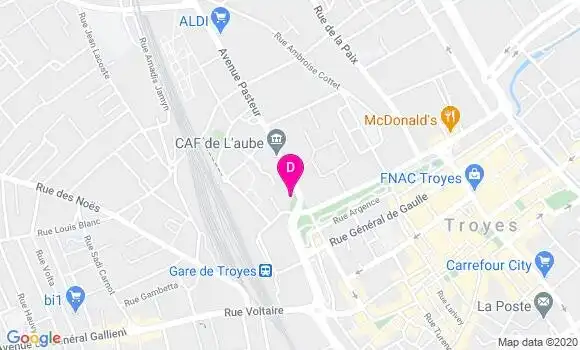 Localisation Delphine Laguerre