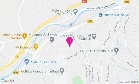 Localisation Yves Poncet
