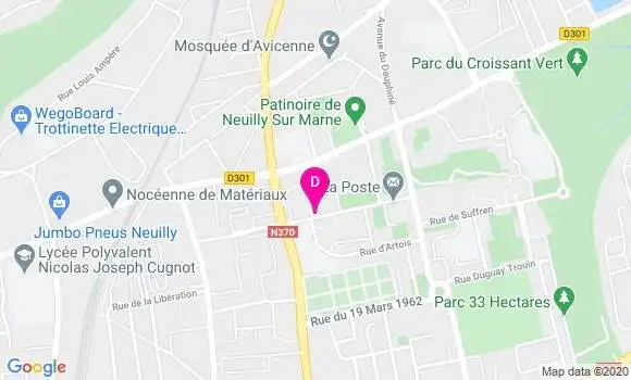 Localisation Dalhia Bettache