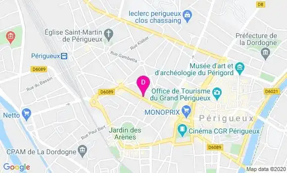 Localisation Raphaelle Nourissat