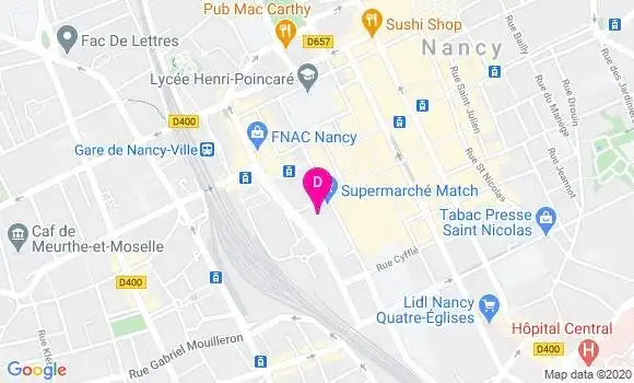 Localisation Michel Blique