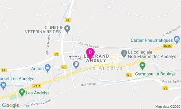 Localisation Elisabeth Gervois
