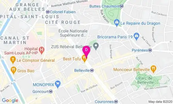 Localisation Lucien Nizard