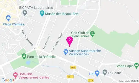 Localisation Anne Clary Degardin
