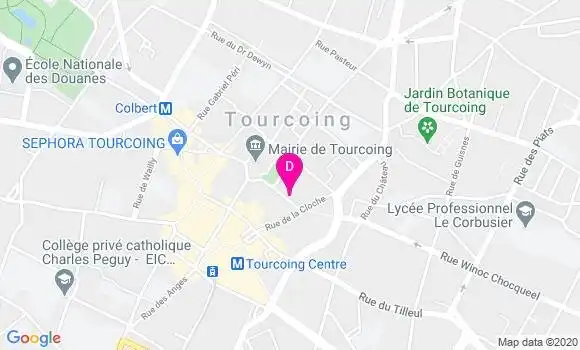 Localisation Jean Francois Vercruysse