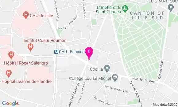 Localisation Norah Amer
