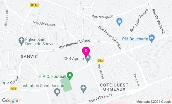 Localisation Adèle Dufils