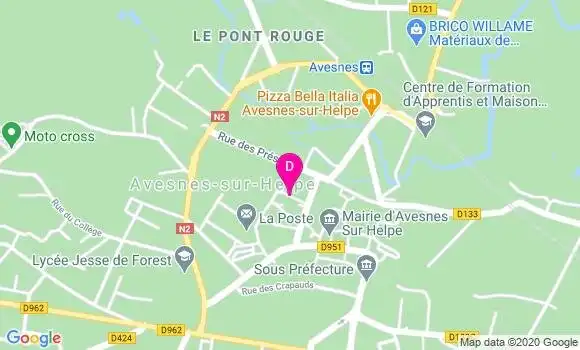 Localisation David Pierre