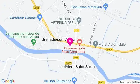 Localisation Pauline Vidal