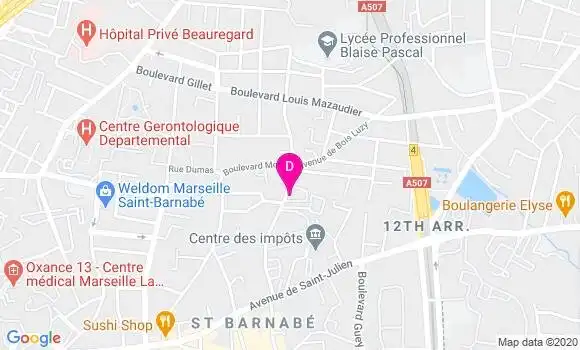 Localisation Thomas Genevier