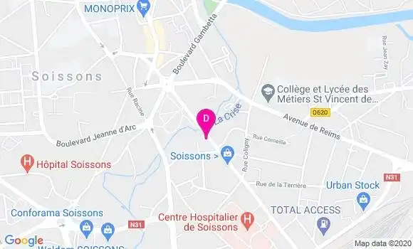 Localisation Gregor Taburiaux