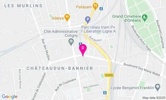 Localisation Pierre Andre Bel