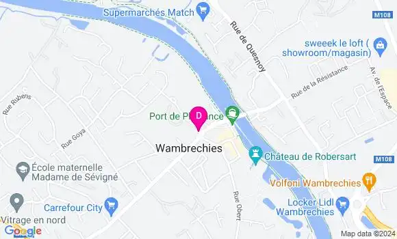 Localisation Aïcha Andouri