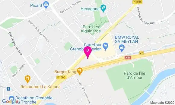 Localisation Agathe Merindol