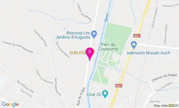 Localisation Jean Pierre Bard