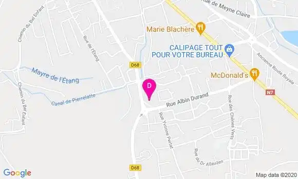 Localisation Hubert Jamrot