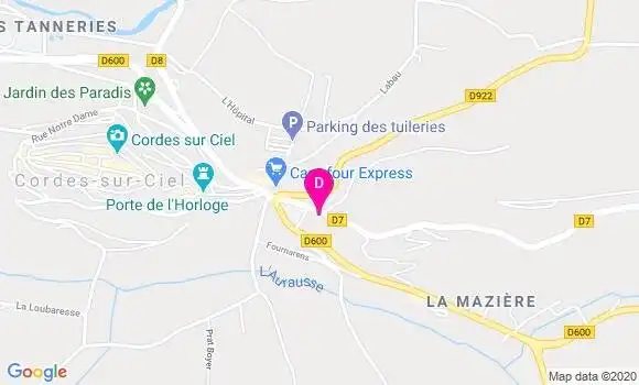 Localisation Julie Bacque