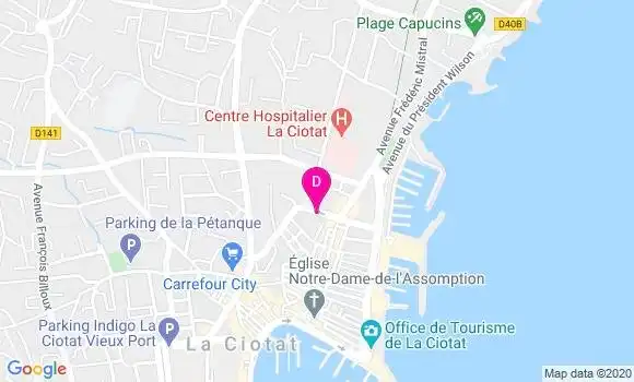 Localisation Henry Salendres