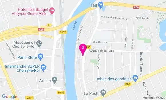 Localisation Gilles Vallee