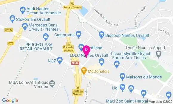 Localisation Nicolas Strube