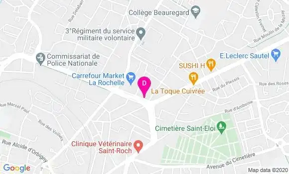 Localisation Francois Poiroux