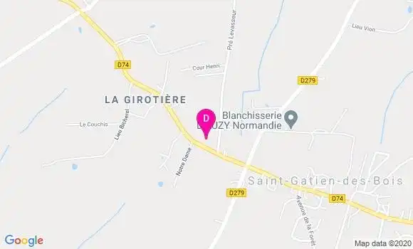 Localisation Geraldine Brumaire