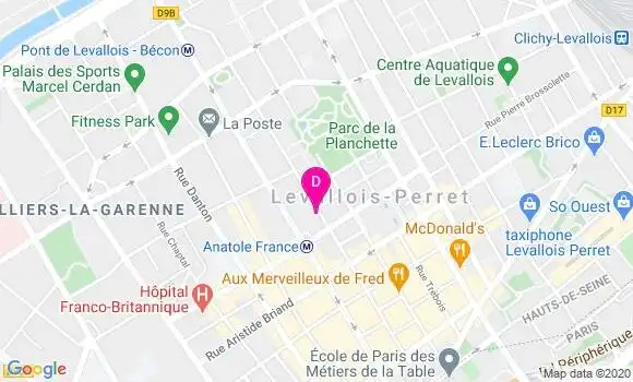 Localisation Isabelle Rodrigues