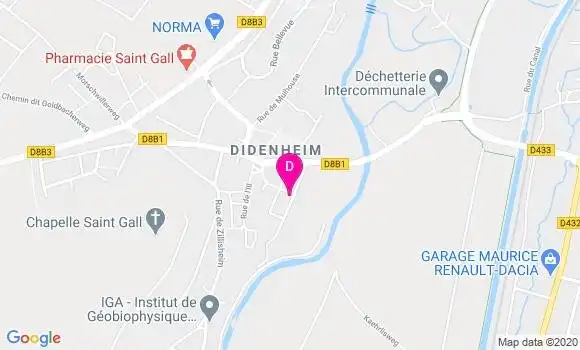 Localisation Thierry Miesch