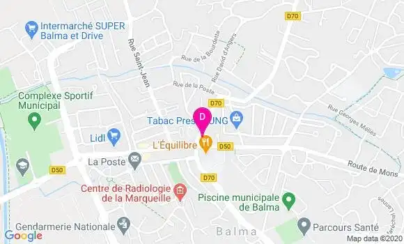 Localisation Francois Labatut