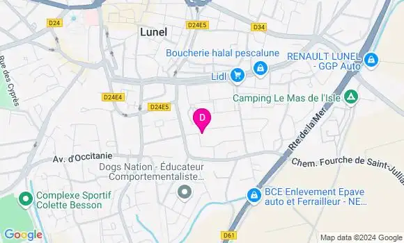 Localisation Vincent Verdoire