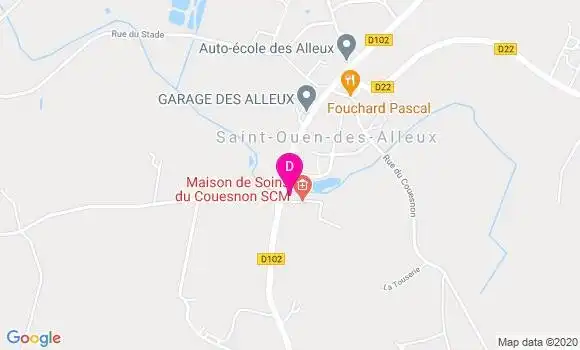 Localisation Anne Leuliette
