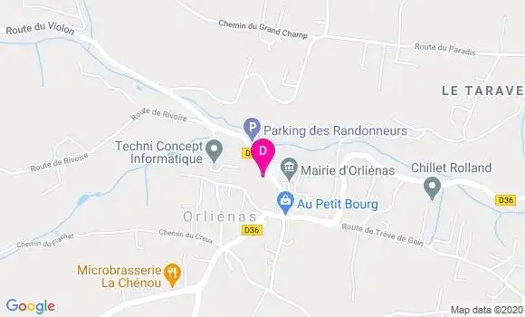Localisation Guy Chatelain