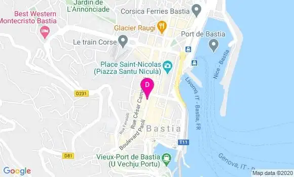Localisation Jean Jacques Paverani