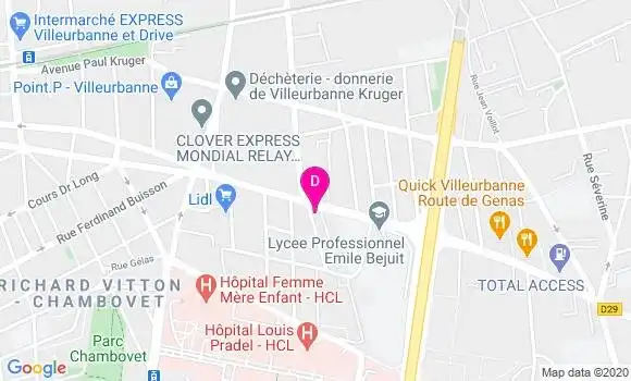 Localisation Nathalie Laforest
