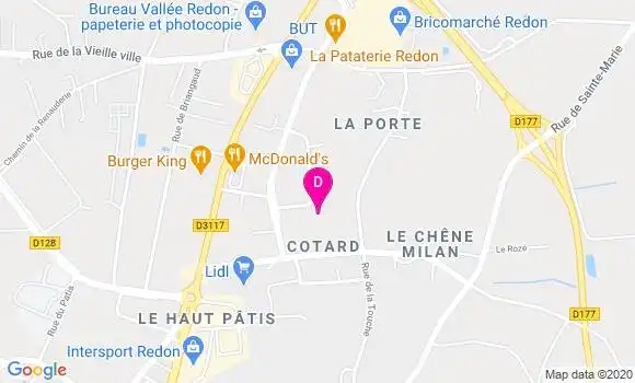 Localisation Francoise Rousseau