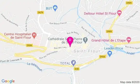Localisation Geraud Touzery