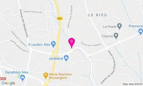 Localisation Jean Francois Matha