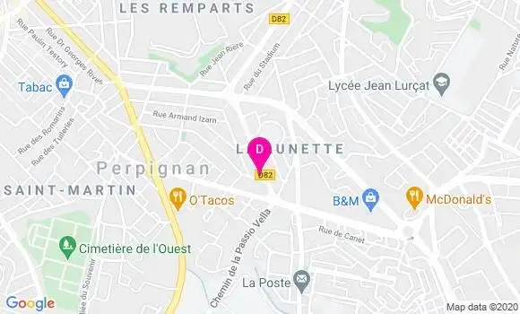 Localisation Jeanne Carbonnel