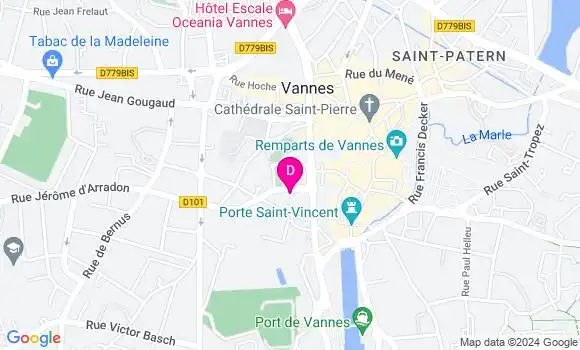 Localisation Vincent Le Goff