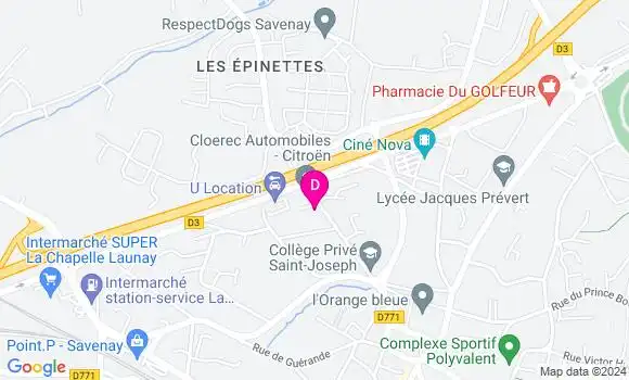 Localisation Damien Hamon