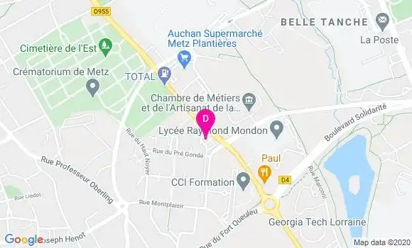 Localisation Benjamin Guiraud
