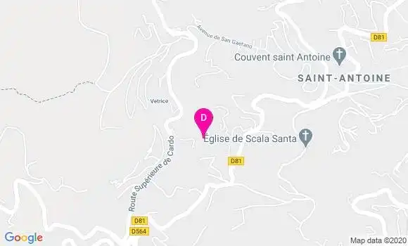 Localisation Antoine Rocchesani